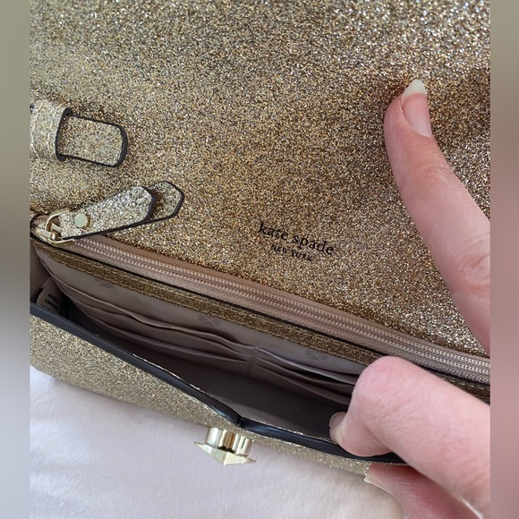 Kate Spade New York Nicola Shimmer Twistlock bag - Picture 3 of 4